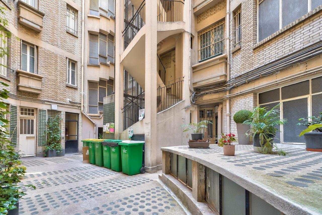 Designed Studio With Ac-Terrasse Vue Tour Eiffel París Exterior foto